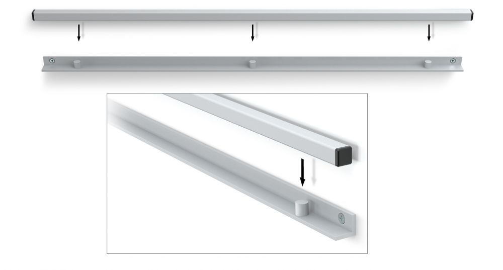 Testrite System Testrite Visual | Valance Perimeter Rail System™